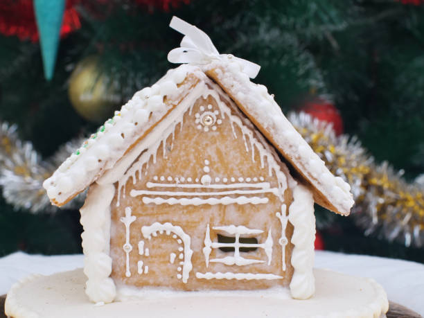 istock Gingerbread house and christmas 1192617622