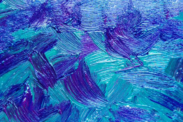 istock abstract oil paint texture on canvas, background 1192621883