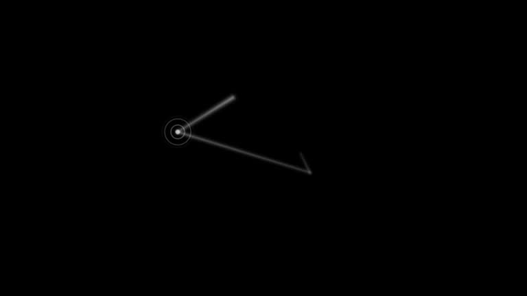 The point of destination on the black background HD