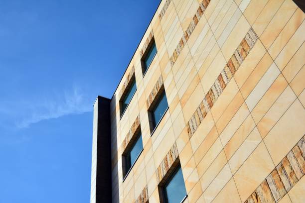 istock The windows of a modern building for offices. 1192625603