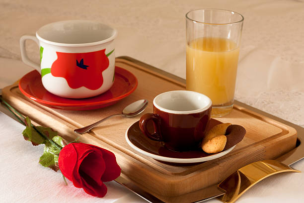 istock Breakfast with Coffee, Juice and Milk 119262734