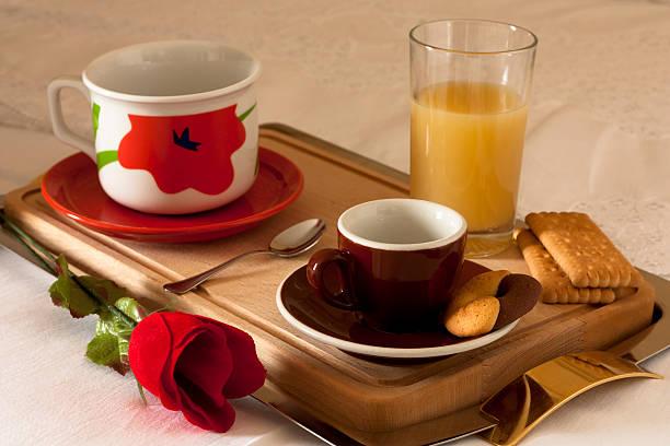istock Breakfast with Coffee, Juice and Milk 119262845