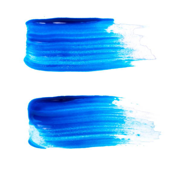 istock watercolor blue textured strokes isolated on white 1192634994
