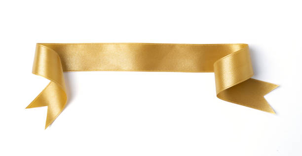 istock gold banners ribbons label on white background 1192635008