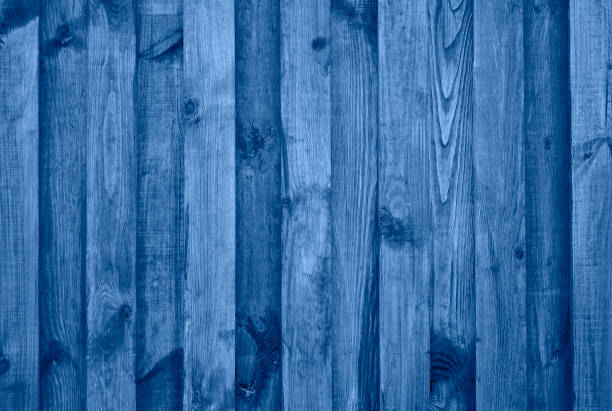 istock Wooden blue texture for background or mockup. Old rustic wood texture close up. 1192636941