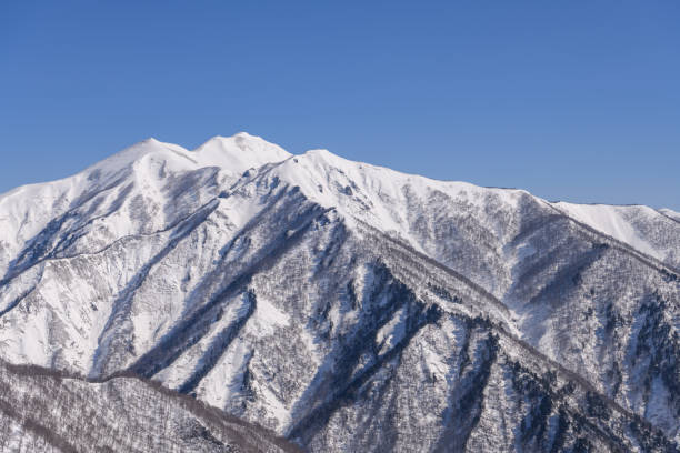 istock Mt.Shiragamon seen from Tenjindaira in spring 1192638253