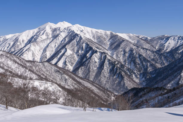 istock Mt.Shiragamon seen from Tenjindaira in spring 1192638288