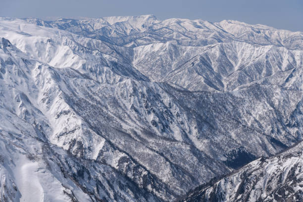 istock Mt.Naeba seen from Mt.Tanigawadake in spring 1192639075