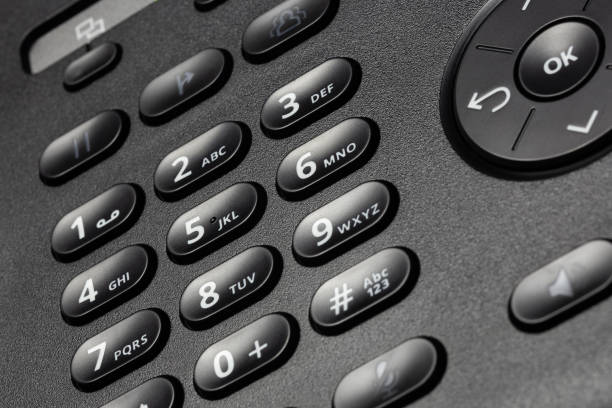 istock Digital dialer on the phone 1192640937