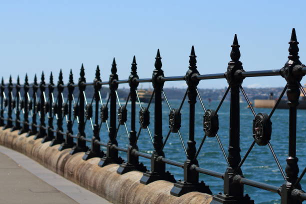 istock Harborside ornate fence 1192656069