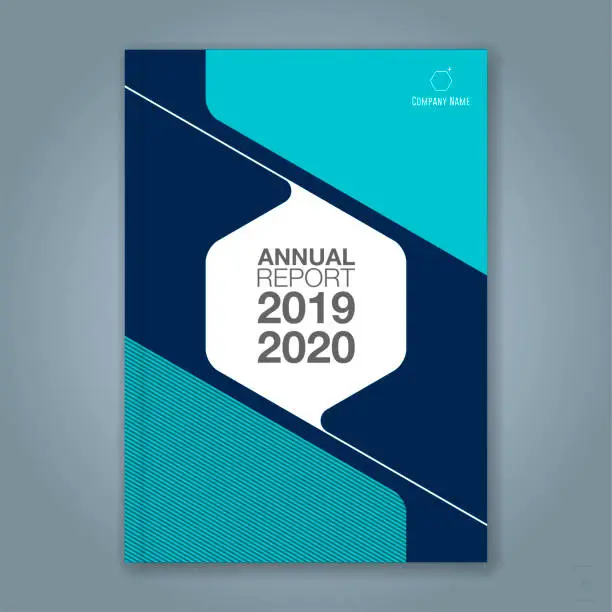 Vector illustration of minimal geometric shapes design background for business annual report book cover brochure flyer poster