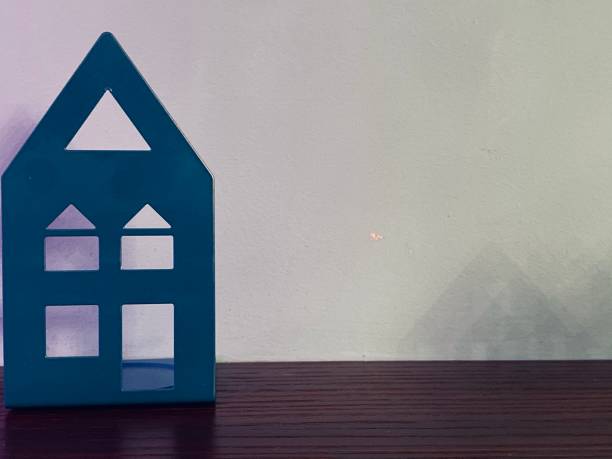 Symbolic blue house