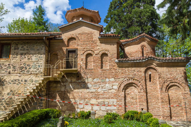 igreja de boyana, igreja ortodoxa búlgara medieval, sófia. - 1824 - fotografias e filmes do acervo
