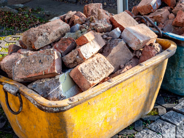 istock Building rubble on a construction site. Mortar trough 1192662922