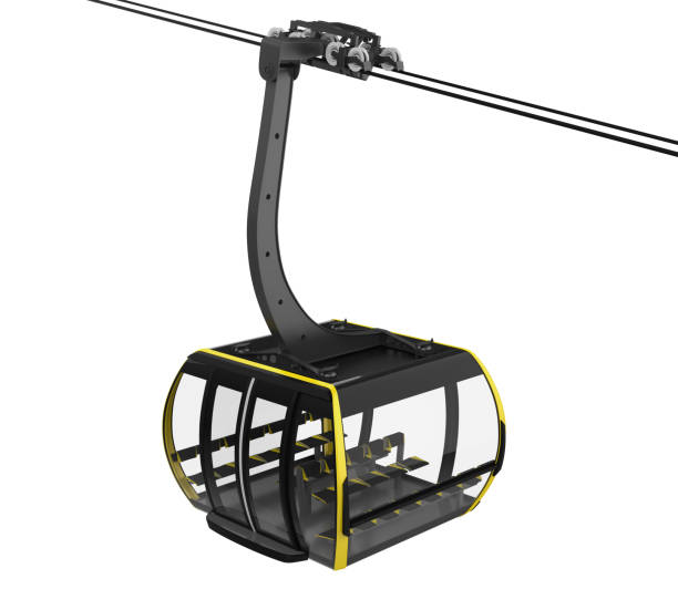 istock Gondola Lift Cable Car Isolated 1192664190