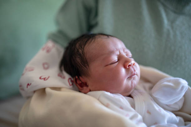 Crying turkish newborn baby