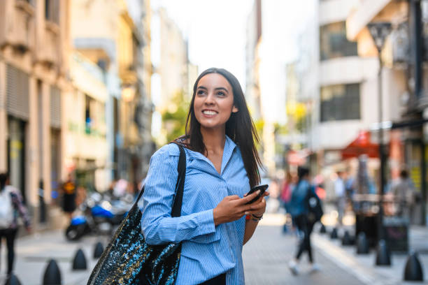 istock Independent Female Traveler Exploring Buenos Aires 1192666401