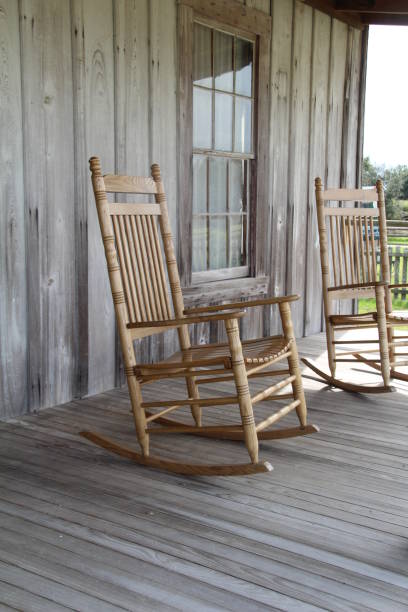 istock Wooden Rocking Chair 1192668943