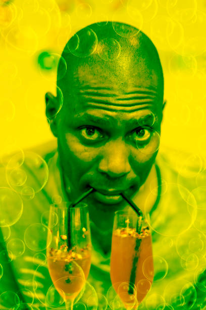 He was amazingly happy with the cocktail and made various kinds of face expression as well as playing straws. Actually I have to say that he was ridiculously playful at that night as if he had hidden something. His behaviour was over the top. Is it a sign of a lie ? What do you think ?