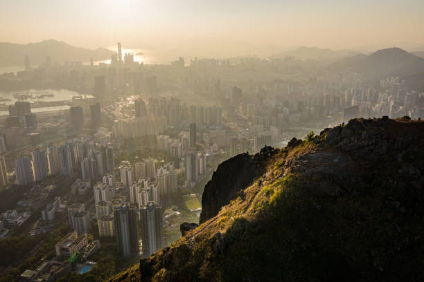 istock Hong Kong Kowloon District from Air 1192671247