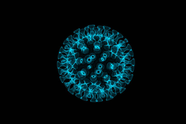 istock pathogenic viruses causing infection in host organism, Viral disease outbreak, virus abstract background 1192672658