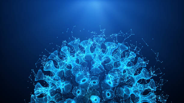 istock pathogenic viruses causing infection in host organism, Viral disease outbreak, virus abstract background 1192672666