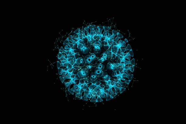 istock pathogenic viruses causing infection in host organism, Viral disease outbreak, virus abstract background 1192672673