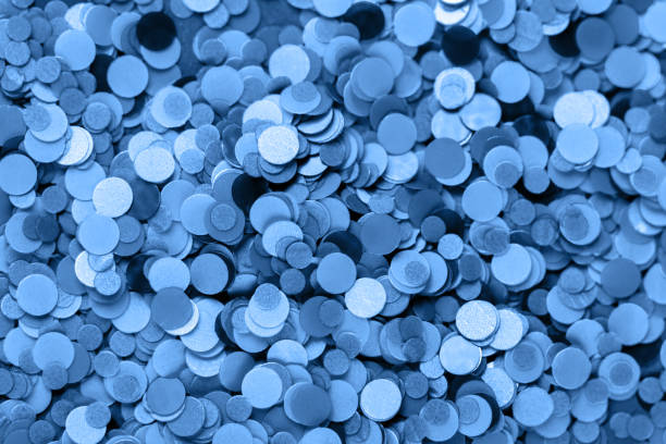 festive background of confetti