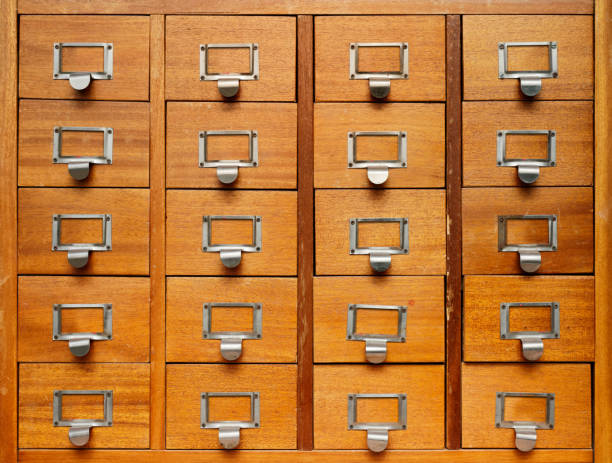 istock Old wooden cabinet with drawers 1192675210