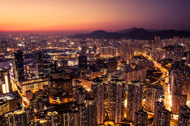istock Hong Kong Kowloon District from Air 1192676297