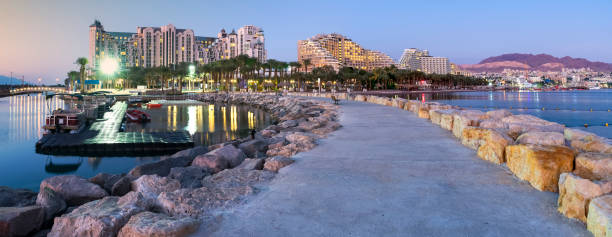 istock Panorama of Eilat at dawn 1192678568