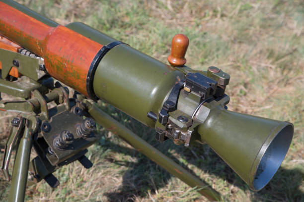 istock classical anti tank recoilless gun projectile 1192685344