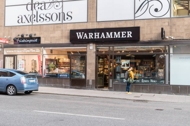 warhammer store in stockholm. - warhammer 40k imagens e fotografias de stock