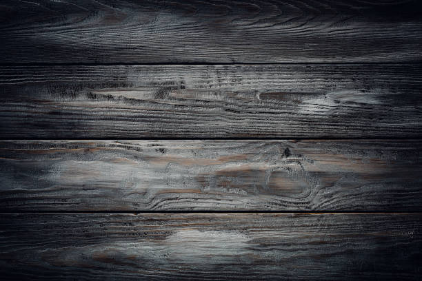 istock Gray wooden background with old painted boards 1192687707