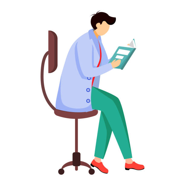 Doctor Reading Animation Doctor Reading