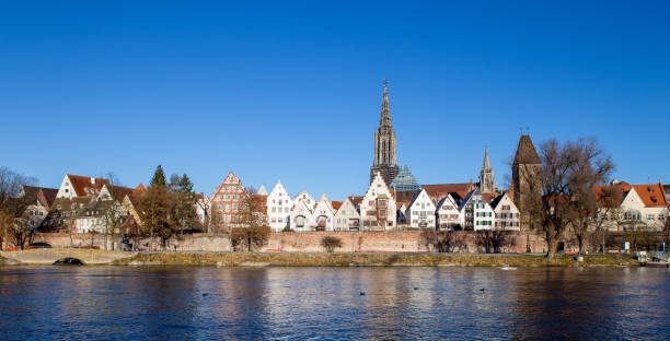 istock skyline of Ulm, at the Danube 1192698720