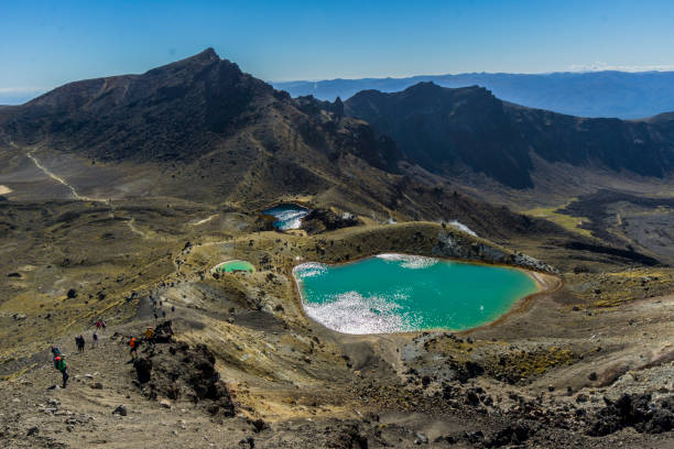 통가리로 국립공원 - tongariro crossing 뉴스 사진 이미지