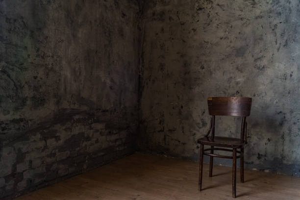 istock Old chairs cut out in room 1192722081