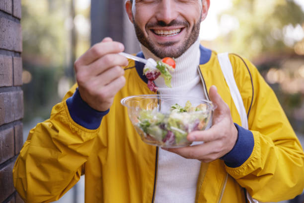 istock Positive delighted male person looking at camera 1192723031