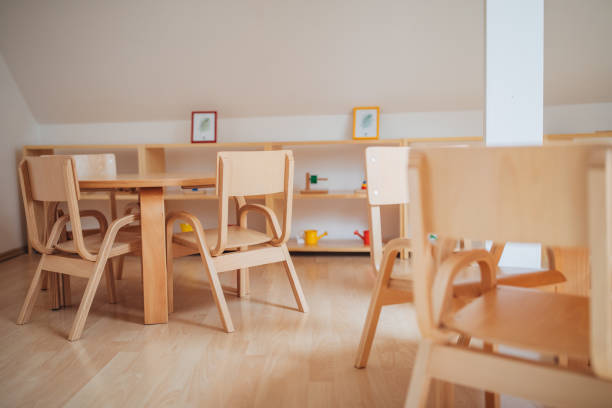 istock Classroom of kindergarten interior design 1192723405