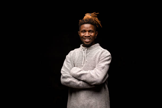 istock Portrait of a smiling afro american guy 1192729406