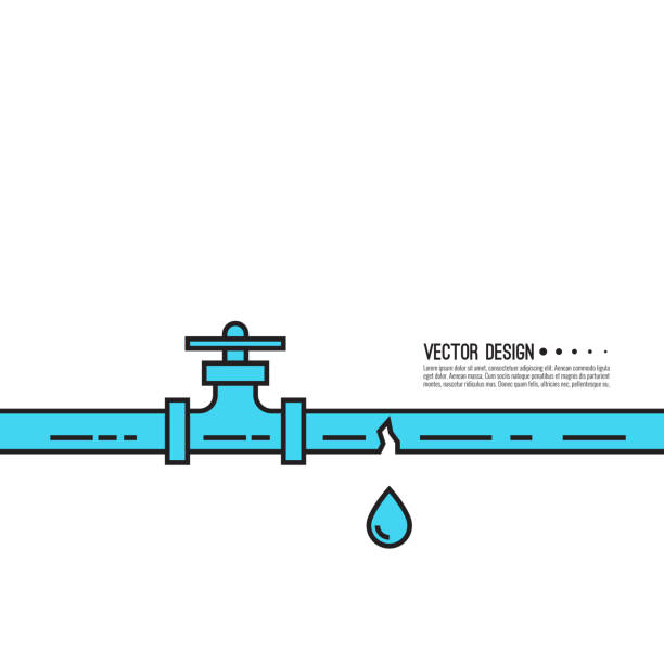€ ° ° - pipe valve water pipe air valve stock-grafiken, -clipart, -cartoons und -symbole