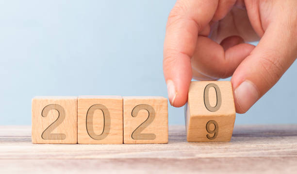 istock Change the 2019 numbers to 2020. new year concept 1192732125