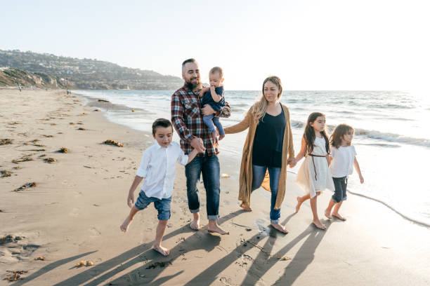 istock Family  on the beach 1192759686
