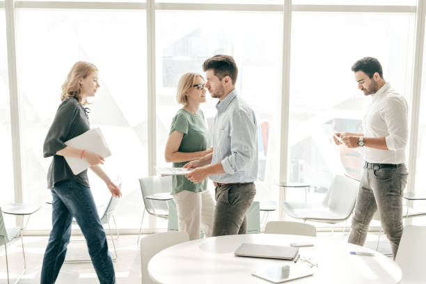 istock Busy walking people 1192759751