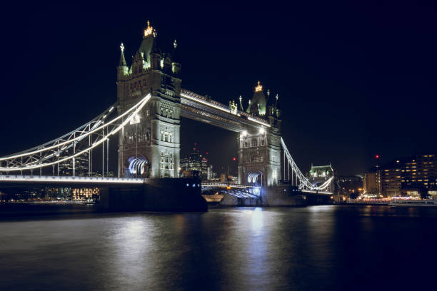 istock Tower Bridge at Night in London 1192760056