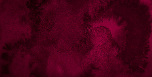 Dark saturated burgundy watercolor background with torn strokes and uneven spots. Trend color texture. Abstract background for design, layouts and patterns. Dark saturated burgundy watercolor background with torn strokes and uneven spots. Trend color texture. Abstract background for design, layouts and patterns. maroon photos stock pictures, royalty-free photos & images
