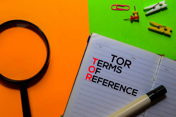 istock TOR. Terms Of Reference acronym on book. Office desk background 1192767155