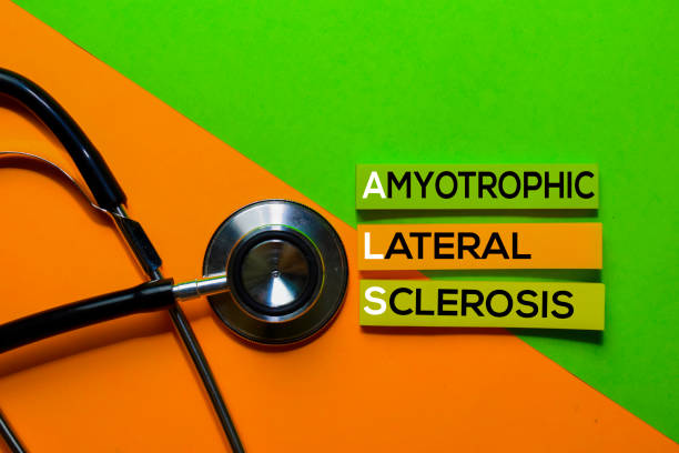 ALS. Amyotrophic Lateral Sclerosis acronym on sticky notes. Office desk background ALS. Amyotrophic Lateral Sclerosis acronym on sticky notes. Office desk background sclerosis stock pictures, royalty-free photos & images