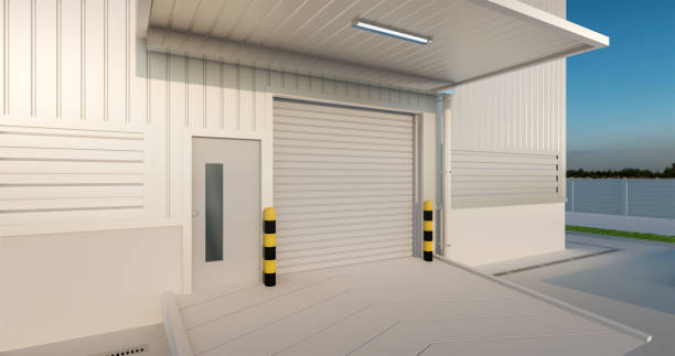 istock shutter door factory 1192778940
